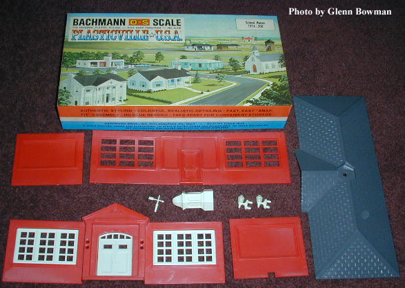 Plasticville Colonial House White Antenna HTF O-S Scale 